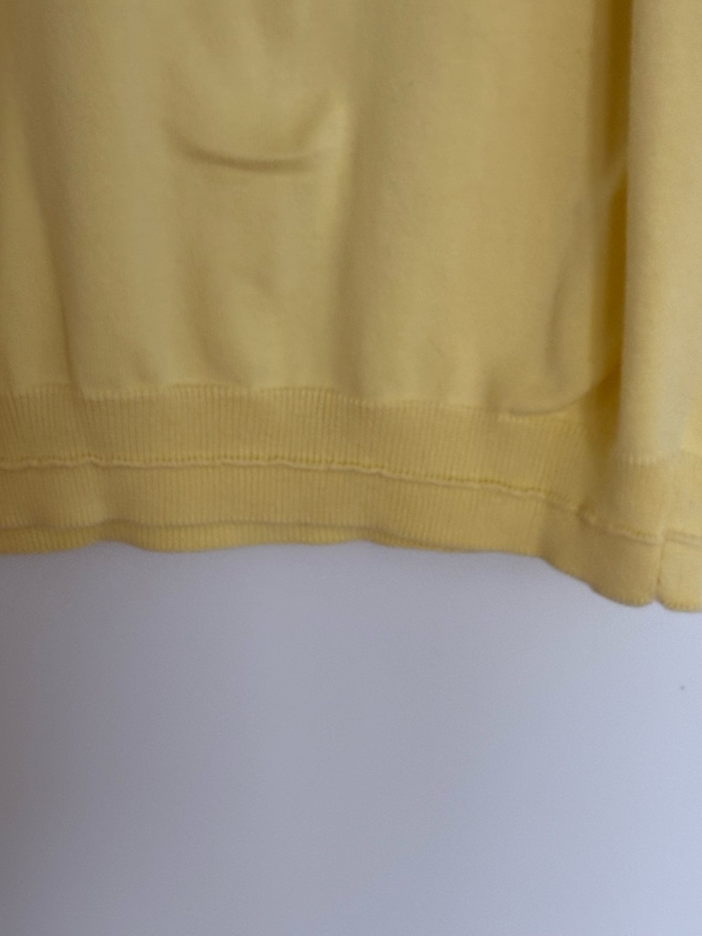 Women’s Short-Sleeve Crewneck Top - Pale Yellow - Picture 4 of 6